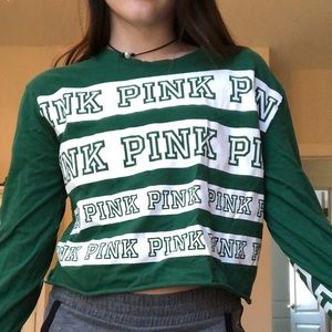 “Pink top” green